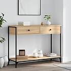 vidaXL Avlastningsbord sonoma-ek 100x34,5x75 cm konstruerat trä 834171