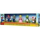 Super Mario, Figurer 5 Pack, Mario & Friends