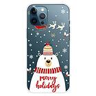 Inskal iPhone 14 Pro Skal TPU-plast Jul-tema Isbjörn
