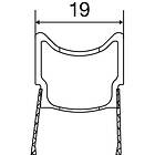 Mavic Comete Track T 17 Tubular Road Front Wheel Svart 9 x 100 mm