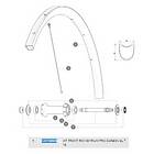 Mavic Ksyrium Pro Carbon Sl Tubular Hr Front Rim Svart 700 28´´ 18H