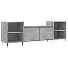 vidaXL TV Stand betonggrå 160x35x55 cm konstruerat trä 831336