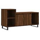 vidaXL TV Stand brun ek 100x35x55 cm konstruerat trä 831331