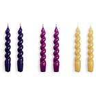 Hay Spiral ljus 6-pack Purple-fuschia-mustard