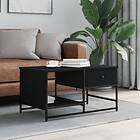 vidaXL Soffbord svart 85,5x51x45 cm konstruerat trä 835339