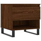 vidaXL Soffbord brun ek 50x46x50 cm konstruerat trä 830938