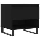 vidaXL Soffbord svart 50x46x50 cm konstruerat trä 830926