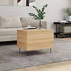 vidaXL Soffbord sonoma-ek 60x44,5x45 cm konstruerat trä 830951