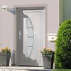vidaXL Front Door vit 108x208 cm PVC 3187866