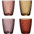 Aida Mosaic Glas 34 cl 4 St Rød/Rosa