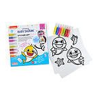 COMANSI Baby shark sticker art junior