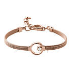 Skagen armband Elin Rose Gold Tone Crystal Bracelet SKJ0851791