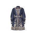 By Malina Mathilde Belted Printed Mini Dress