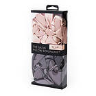 Kitsch Satin Pillow Scrunchie Blush/Grey