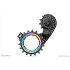 Shimano AbsoluteBlack HOLLOWcage Pulleyhjul R8000/R9100 Svart/Oil Slick