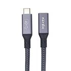 NÖRDIC 240W 40Gbps USB C - USB C M-F 4.0 1m