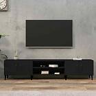 vidaXL TV-skåp svart 180x31.5x40 cm konstruerat trä 816265