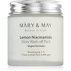 Lemon MARY & MAY Niacinamid Återfuktande och uppljusande mask 125g