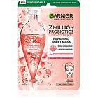 Garnier Skin Naturals sheetmask för ansiktet – engångs med probiotika 22g
