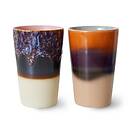 HKliving 70's temugg 2 delar Dusk