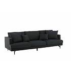Venture Design Sofia 3-sitssoffa Svart/svart
