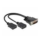 DeLock videoadapter 25 cm