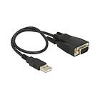 DeLock serieadapter USB Typ A till DB-9 35 cm