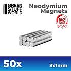 Green Stuff World Neonydium Magnets 3x1mm 50p (N52)