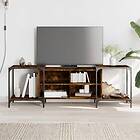 vidaXL TV Stand rökfärgad ek 153x37x50 cm konstruerat trä 837604