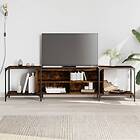 vidaXL TV Stand rökfärgad ek 203x37x50 cm konstruerat trä 837609