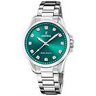 Festina F20654/3 Women's Solar Energy (34mm) Green Dial Watch