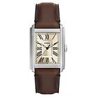 Fossil FS6012 Carraway (30mm) Cream Dial Brown Leather Watch