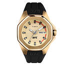 Timex x UFC TW2V57100 Pro Gold Dial Black Silicone Watch