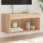 vidaXL TV Stand med LED-belysning sonoma-ek 60x30x30 cm 837131