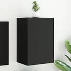 vidaXL Väggmonterad TV-benk svart 40,5x30x60 cm konstruerat trä 836912