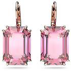 Swarovski 5619502 Millenia Drop Earrings Pink Octagon-Cut Jewellery