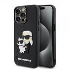 Karl Lagerfeld iPhone 13 Pro Max Skal 3D Rubber & Choupette Svart