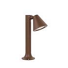 Qazqa Moderne utendørs stolpe rustbrun 30 cm IP44 justerbar Ciara