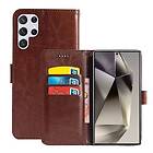 CaseOnline Plånboksfodral 3-kort Samsung Galaxy S24 Ultra - Brun
