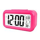 24.se Digital LED Alarm Clock Rosa