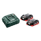 Metabo BAS-SET 2 x LiHD 4.0ah 18V