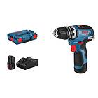 Bosch Skruvdragare GSR 12V-35 FC med 2st 3,0Ah batteri och 1st chuck