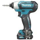 Makita Slagskruvdragare TD110DSAJ 10,8V med 2st 2,0Ah batterier och laddare i MAKPAC