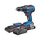 Bosch Skruvdragare GSR 18V-55 2X4Ah ProCore i L-CASE