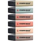 Stabilo BOSS ORIGINAL Nature Colors 6-pack