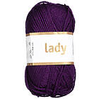 Järbo Garn Lady 50g mörklila – 44220 Plum