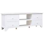 vidaXL TV Stand 108x30x40 cm massivt kejsarträ 338517