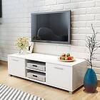 vidaXL TV Stand høyglans hvit 120x40.5x35 cm 243041