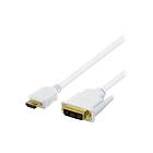Deltaco HDMI-112AD adapterkabel 2 m