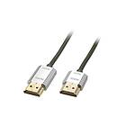 Lindy 41676 HDMI-kabel 4.5 m HDMI Type A (Standard) Sort, Guld, Sølv